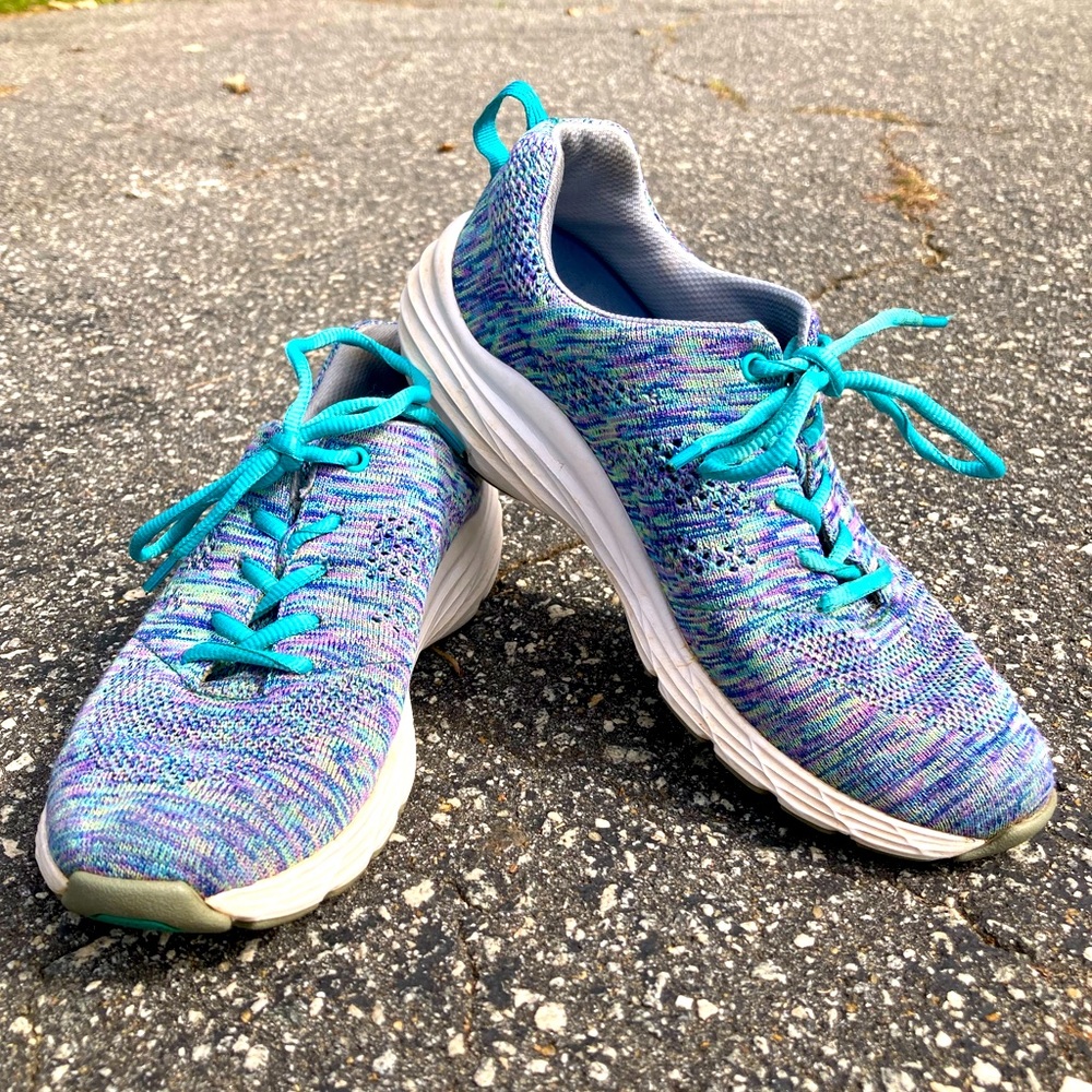 Nurse mates tennis shoes blue and purple excellent condition